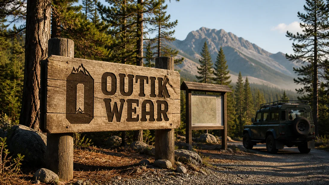 Outik trailhead signage