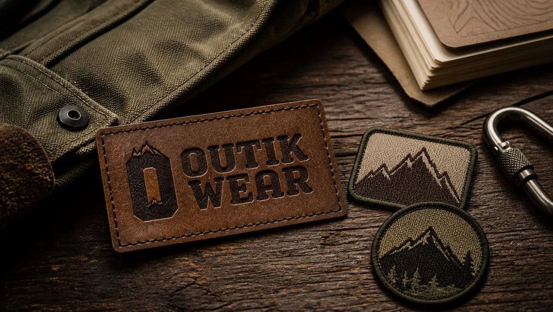 Outik patches and materials on the workbench
