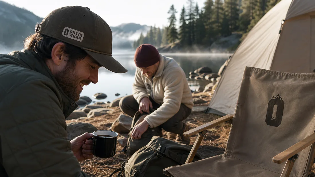 Outik at camp