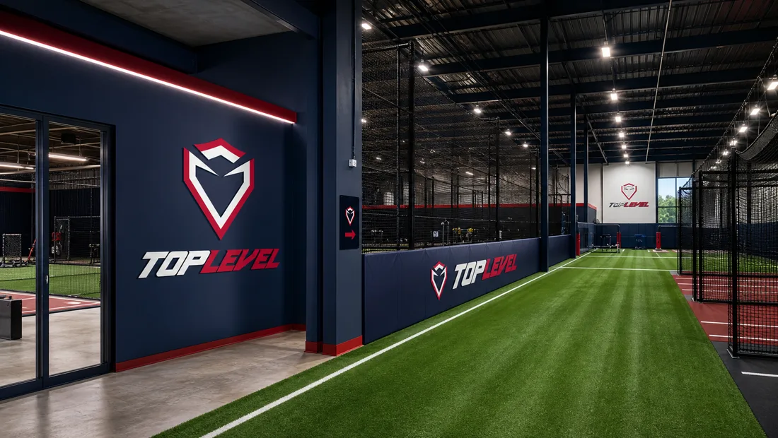 TopLevel facility branding — a pro-league look