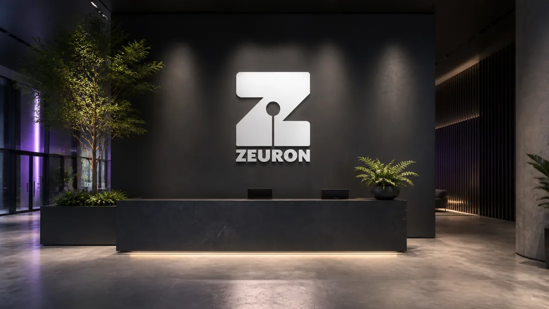 Zeuron HQ lobby wall