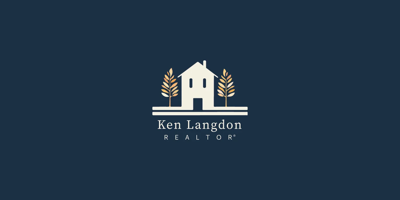 Ken Langdon Realty brand header on navy