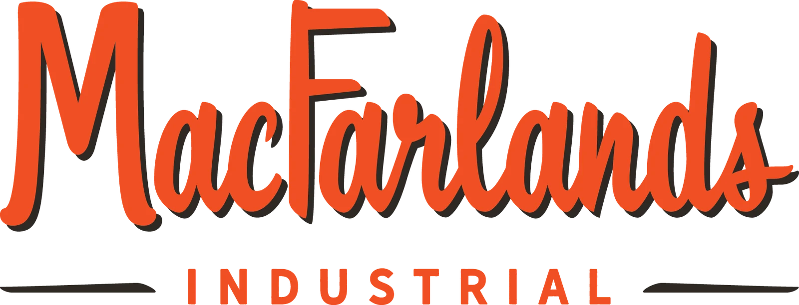 MacFarlands Industrial logo on cream