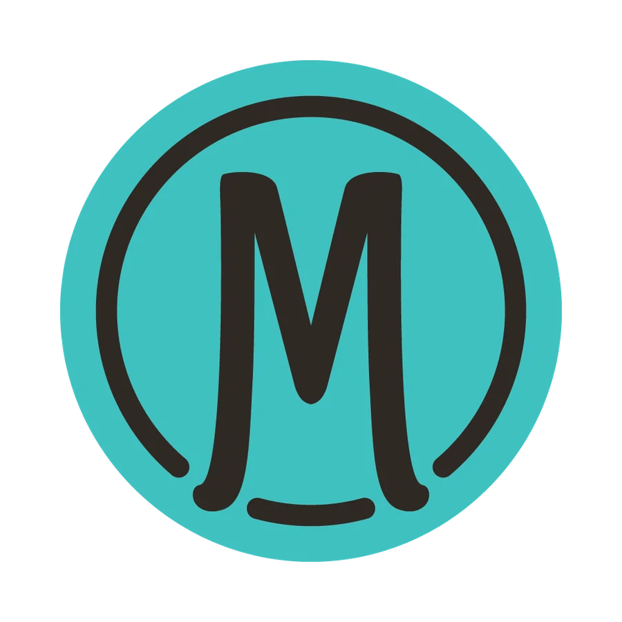 MacFarlands M monogram — Teal / Black