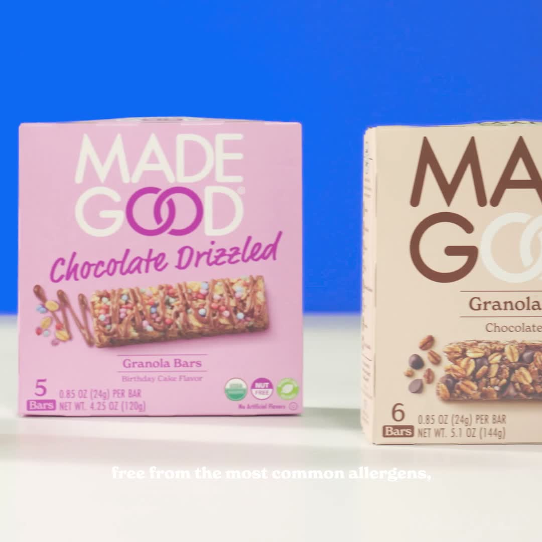 MadeGood granola bar campaign