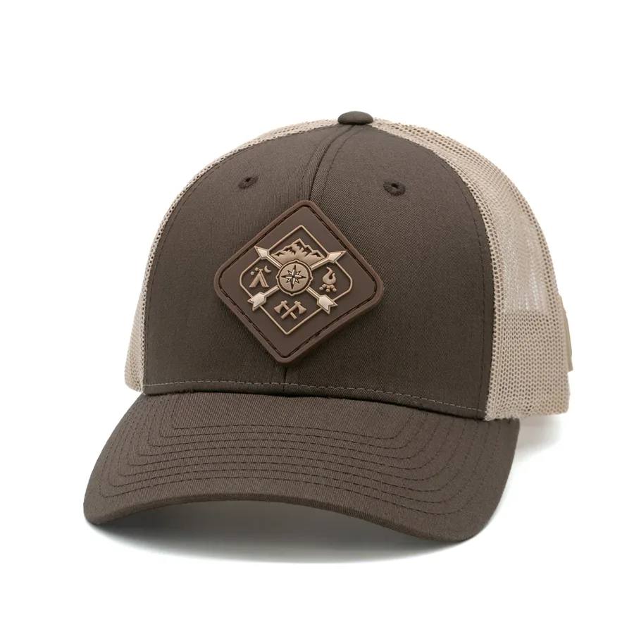 Outik diamond patch trucker hat