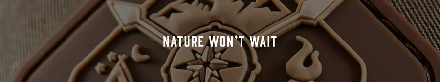 Outik leather patches — Nature Won't Wait