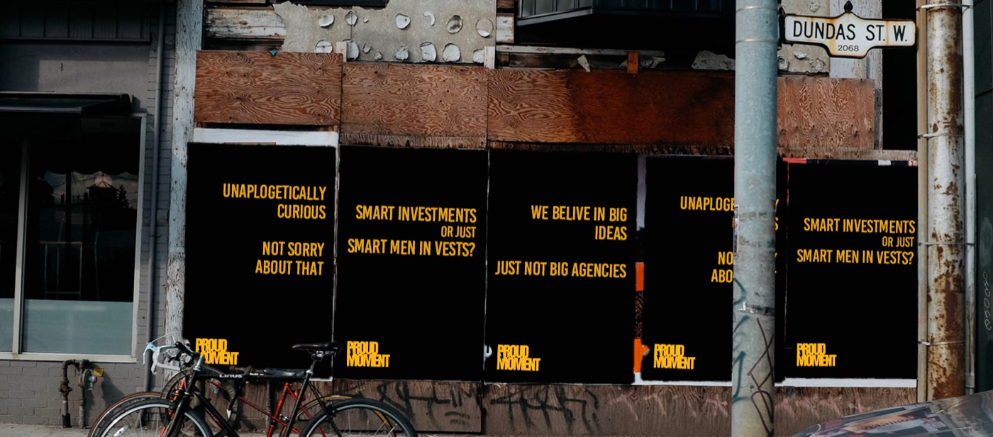 Proud Moment storefront campaign