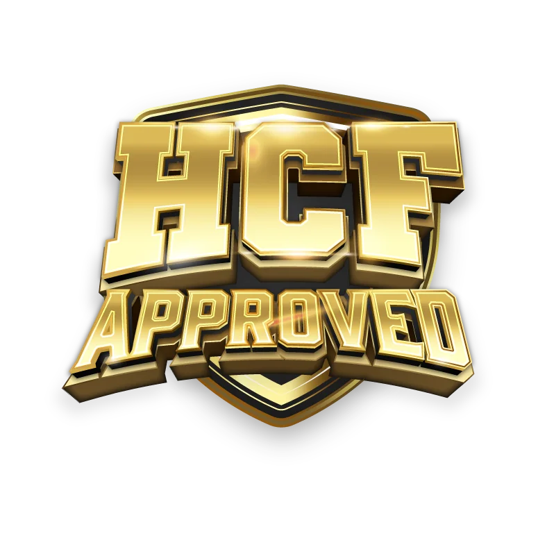 HCF Approved gold badge sticker — Atlantic Home Building & Renovation Sector Council