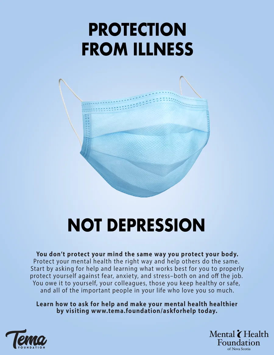 Campaign creative — respirator mask